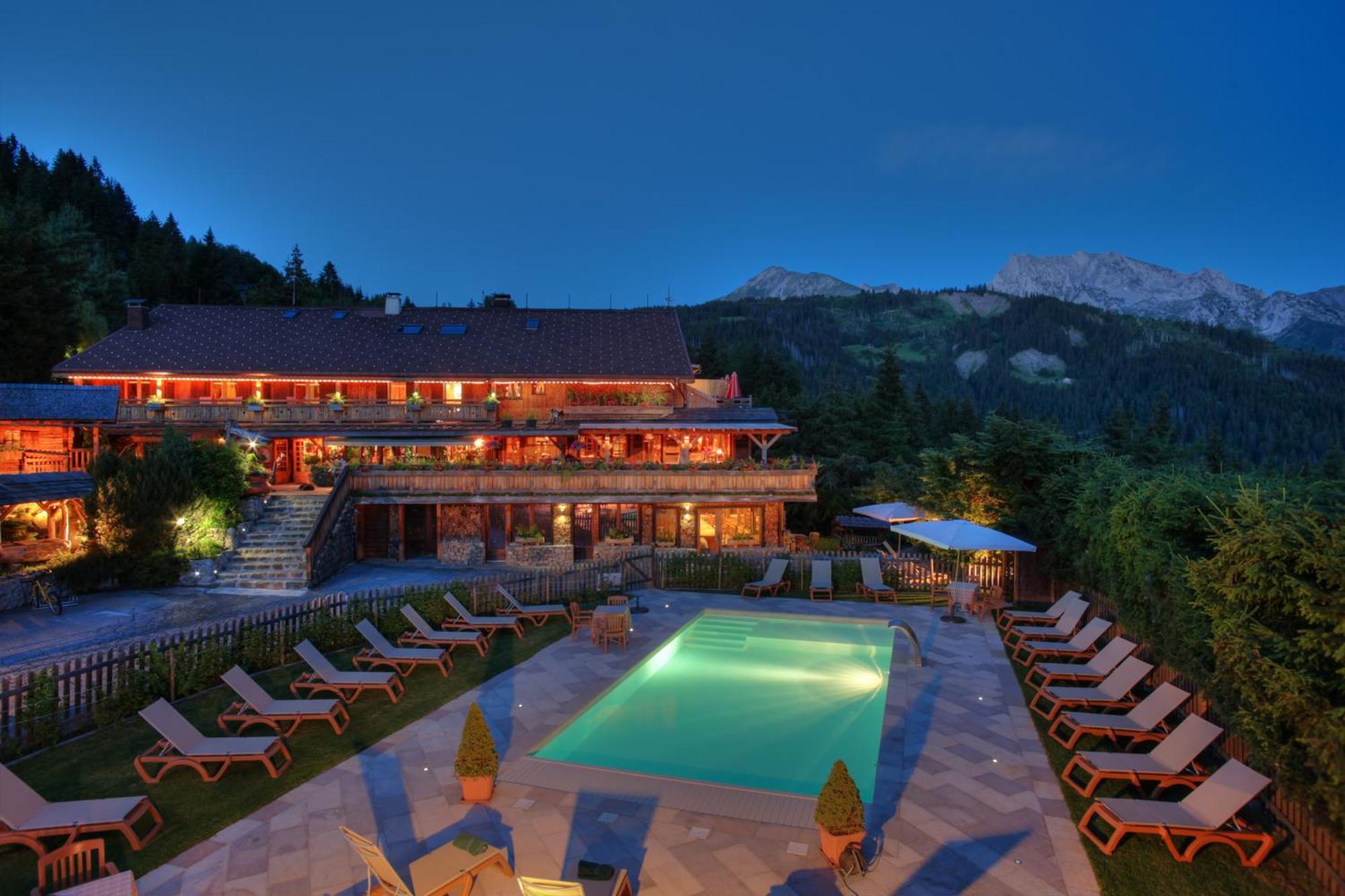 Les Chalets-Hotel De La Croix-Fry Manigod Zewnętrze zdjęcie