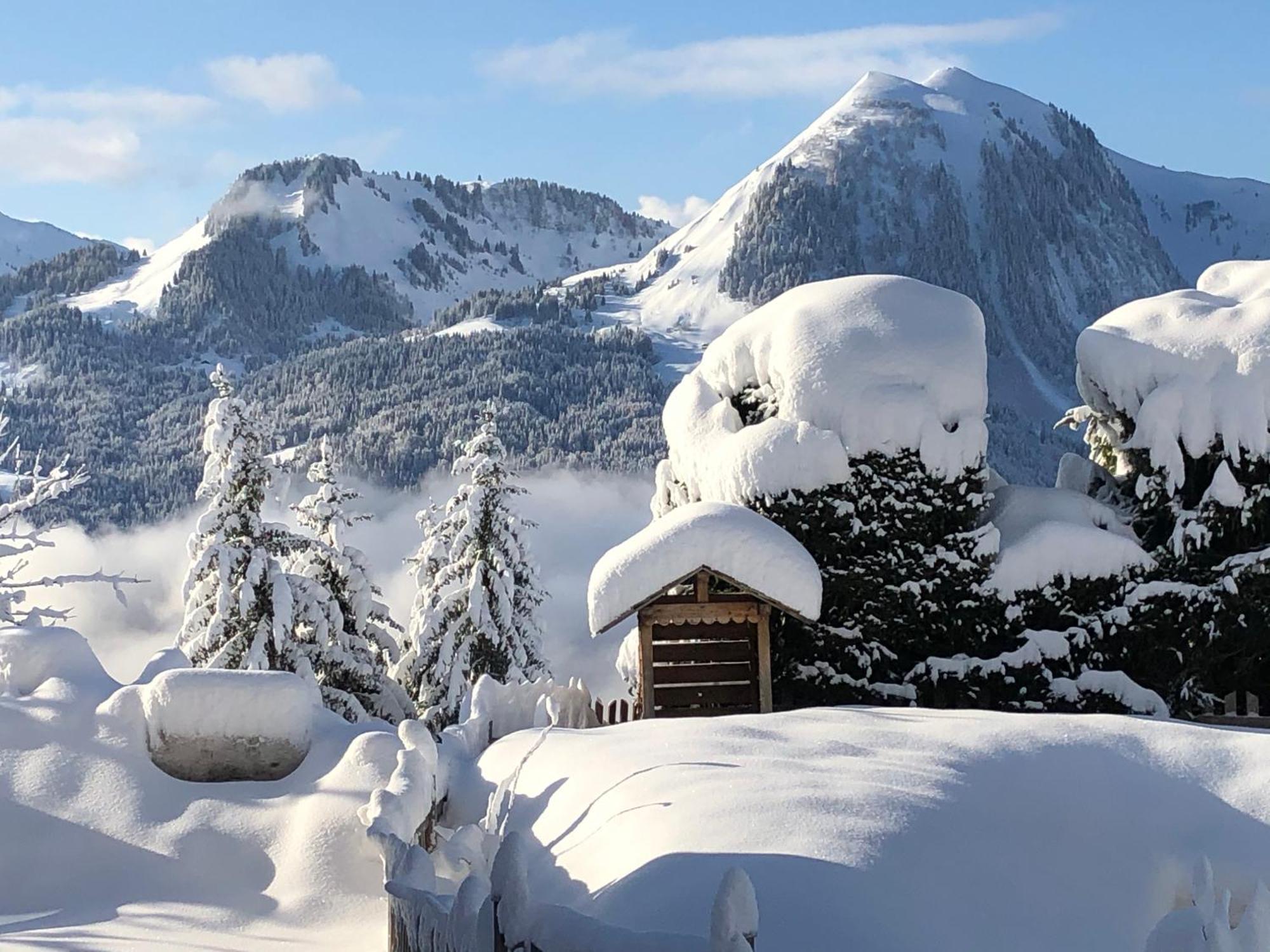 Les Chalets-Hotel De La Croix-Fry Manigod Zewnętrze zdjęcie